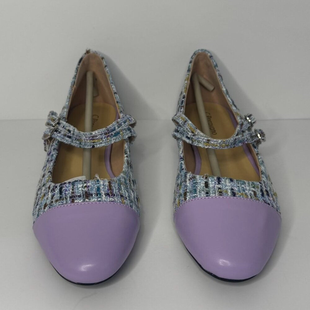 C.Paravano Round Toe Ballet Flats with Strap Comfortable Mary Jane Flats 38(US7) - Picture 2 of 10